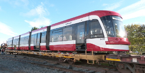 Light Rail Vehickle LRV in Tunder Bay-ready